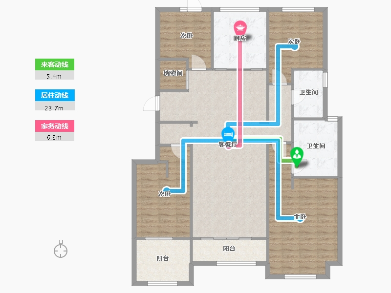 山东省-青岛市-青特城-D区-117.90-户型库-动静线