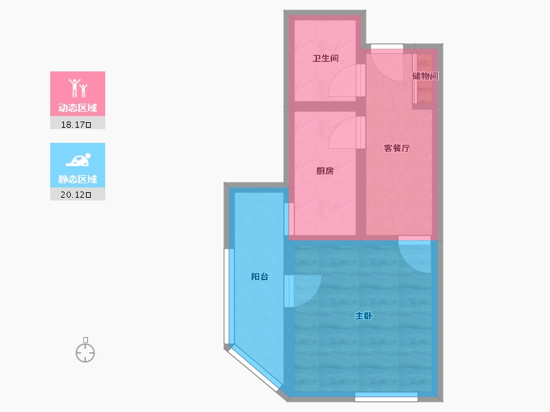 北京-北京市-三里河北街5号院-31.20-户型库-动静分区