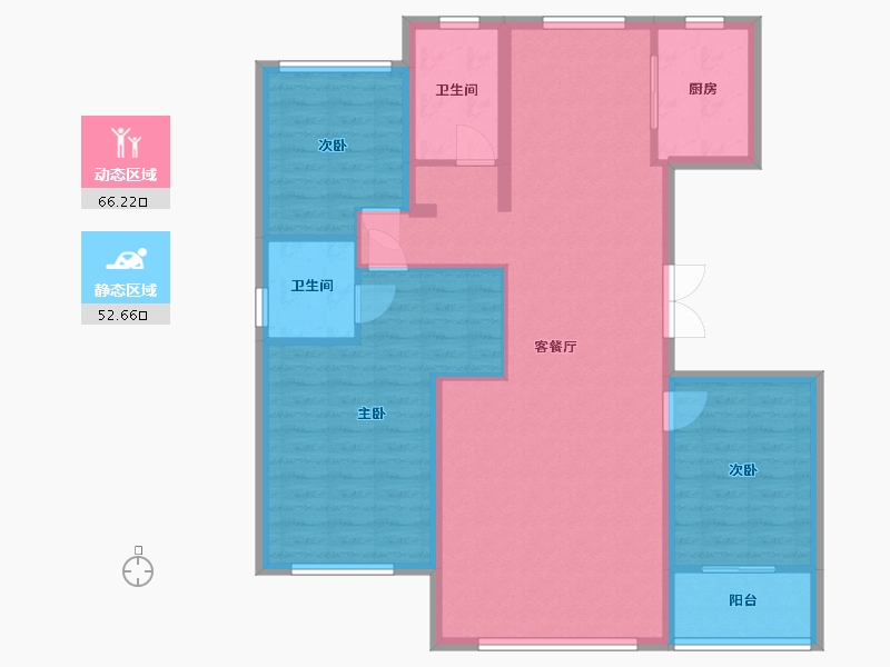 河北省-保定市-北城东院-118.94-户型库-动静分区