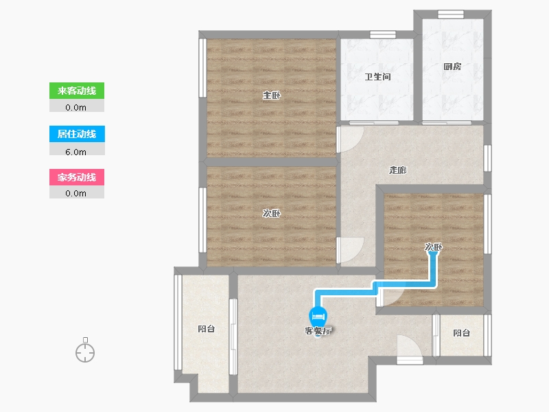 江苏省-南京市-龙海骏景-99.00-户型库-动静线