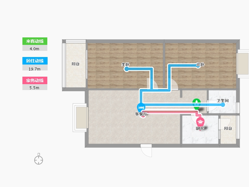 四川省-成都市-半边街新居-东区-87.00-户型库-动静线