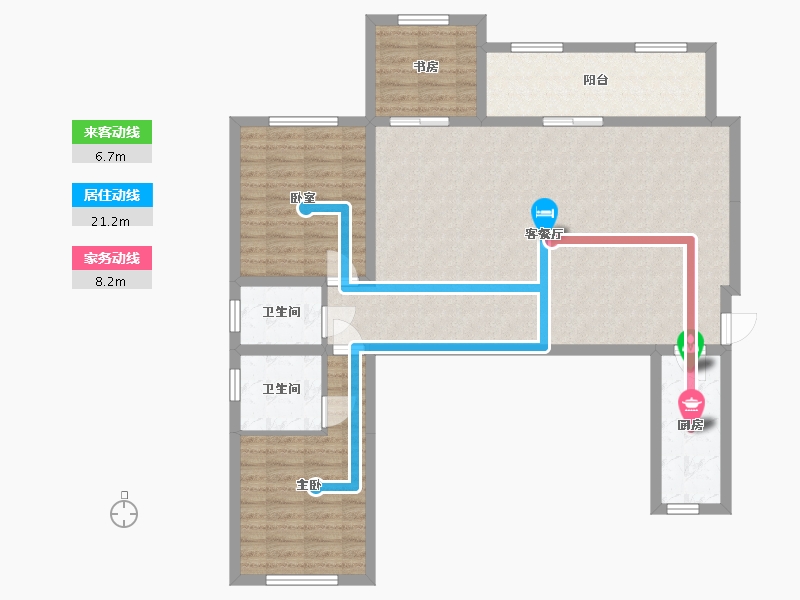 四川省-巴中市-国盛首府-97.60-户型库-动静线