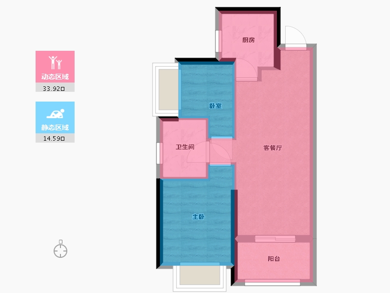 广东省-深圳市-深铁熙府-51.17-户型库-动静分区