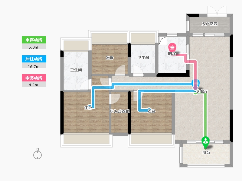 贵州省-毕节市-德溪大院-97.12-户型库-动静线