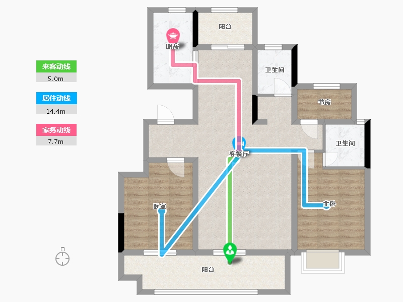 贵州省-遵义市-江南印-92.06-户型库-动静线