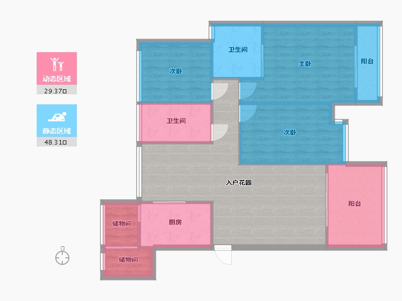 海南省-海口市-都市森林-99.31-户型库-动静分区