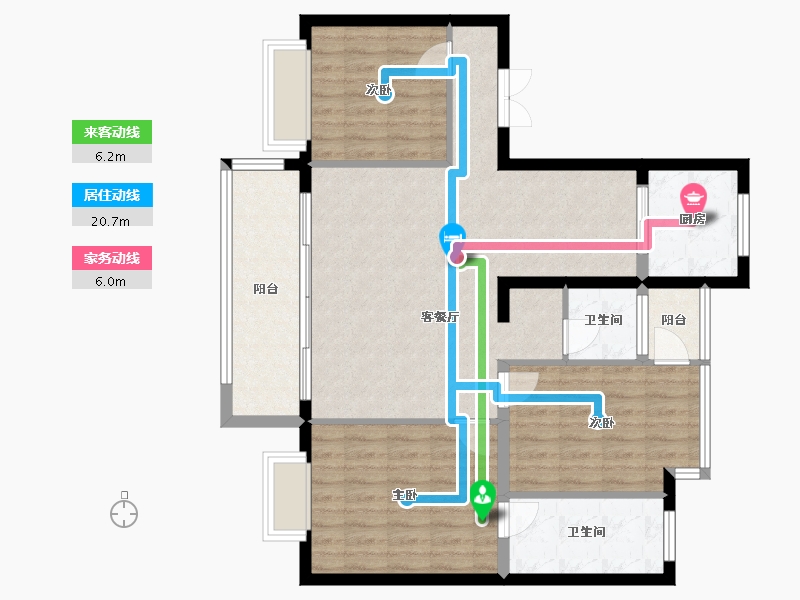 山东省-济宁市-尚龙原著-99.99-户型库-动静线