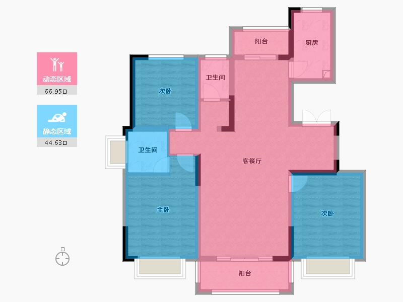 河南省-焦作市-璞玥府-99.42-户型库-动静分区