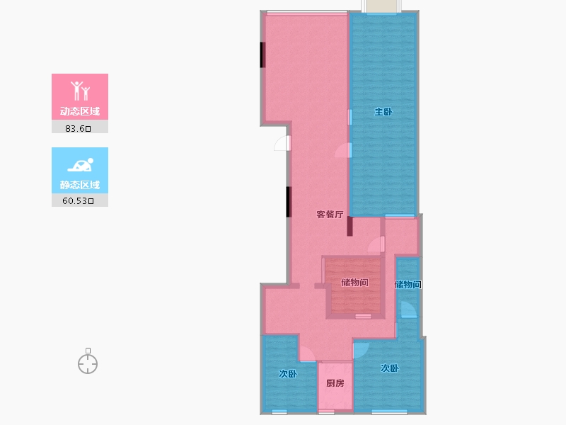 江西省-上饶市-天骄家园-102.00-户型库-动静分区