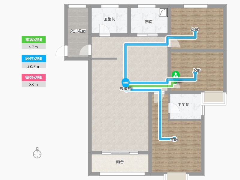 山东省-滨州市-德坤华府-112.80-户型库-动静线