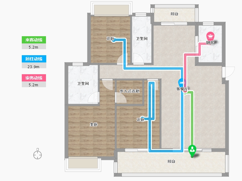 湖北省-随州市-书香别院-114.96-户型库-动静线