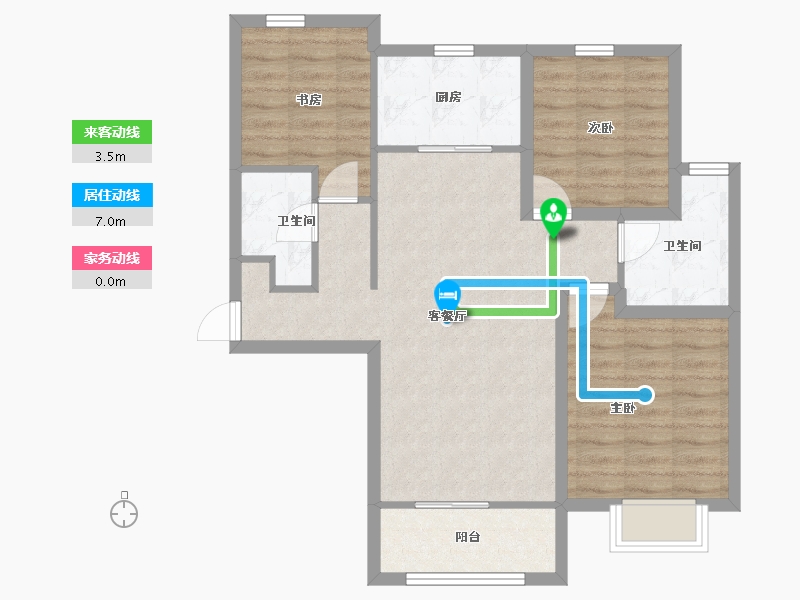 广东省-深圳市-聚龙华府-78.65-户型库-动静线