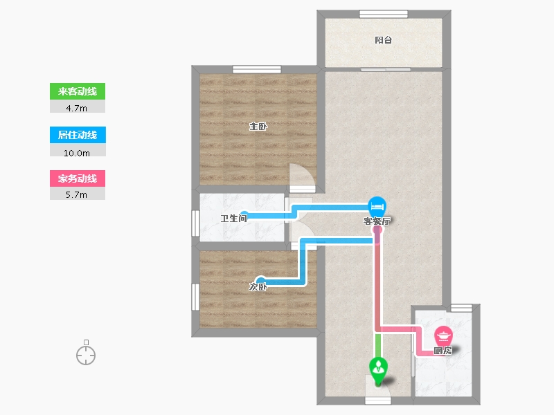 广东省-深圳市-横岗花半里-69.07-户型库-动静线