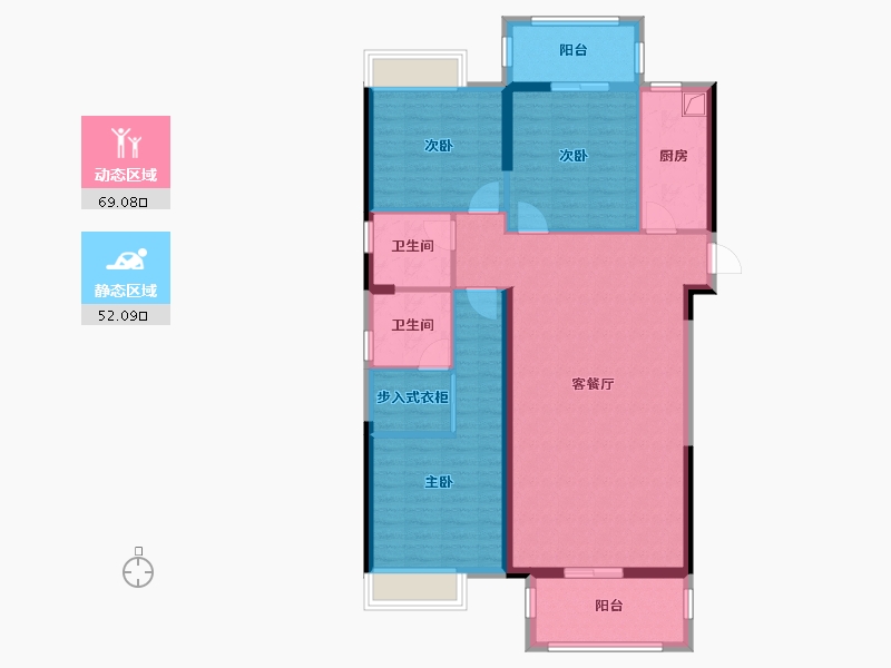 福建省-漳州市-长福小区-109.21-户型库-动静分区