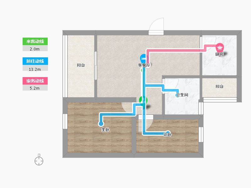 广东省-深圳市-桦润馨居-45.95-户型库-动静线