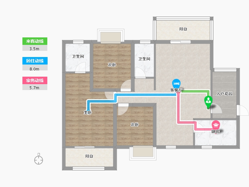 广东省-深圳市-和谐家园-97.18-户型库-动静线