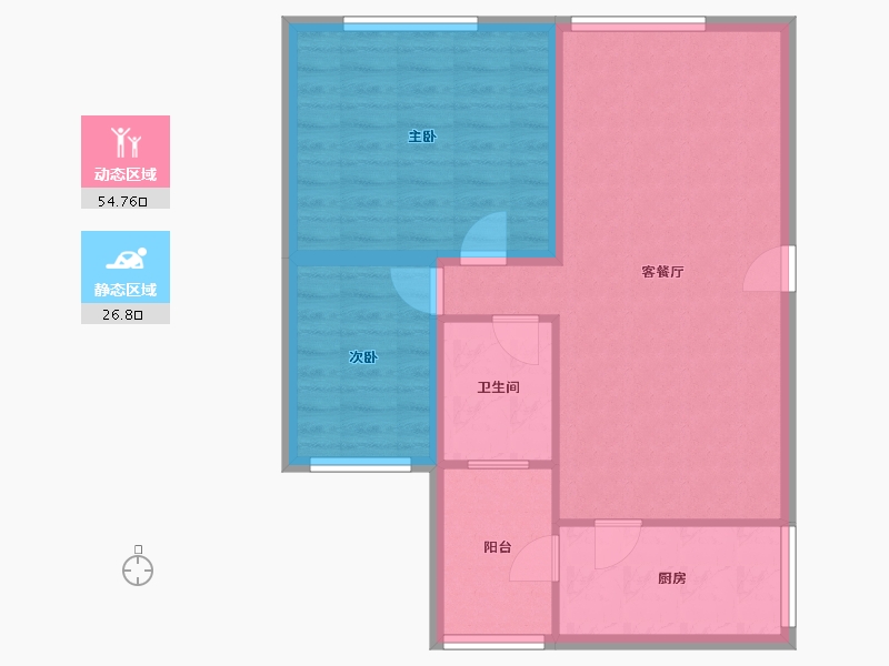 广东省-深圳市-南景豪庭-73.62-户型库-动静分区