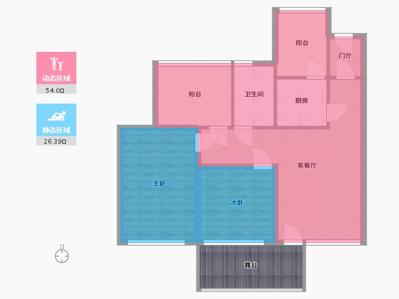 广东省-深圳市-南景豪庭-79.72-户型库-动静分区