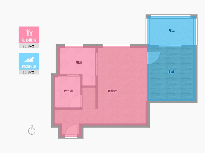 湖北省-武汉市-广厦华庭-44.01-户型库-动静分区