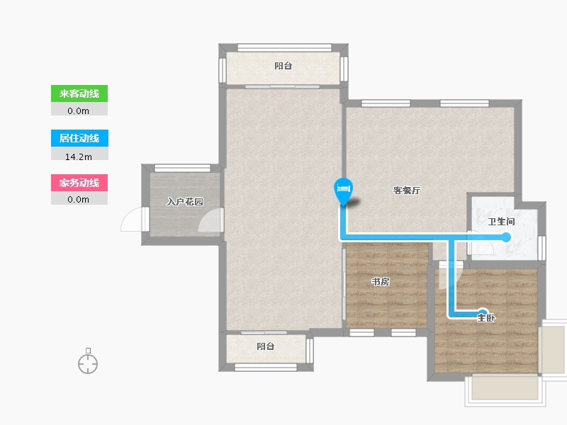 广东省-深圳市-融湖中心城(一期)-86.34-户型库-动静线