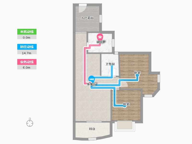 广东省-深圳市-名居绿海名居-63.72-户型库-动静线