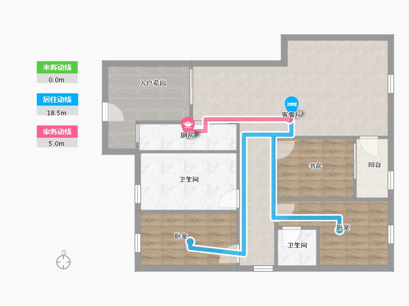 广东省-深圳市-横岗花半里-92.22-户型库-动静线