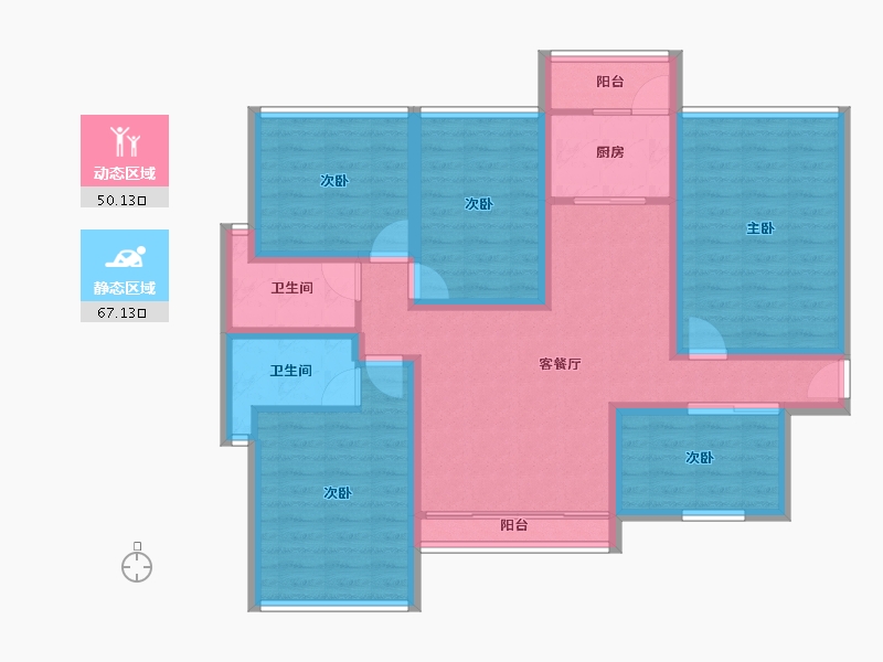 广东省-深圳市-风临域-103.38-户型库-动静分区