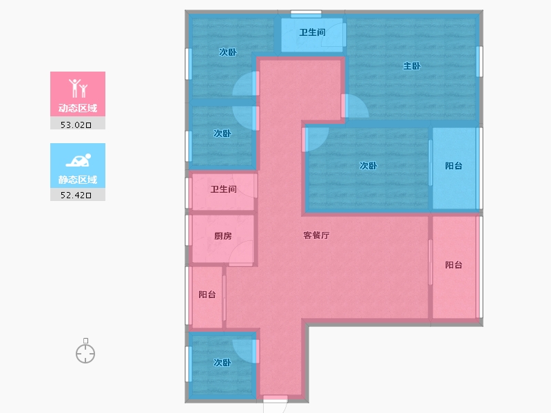 广东省-深圳市-金汐府小区-92.54-户型库-动静分区