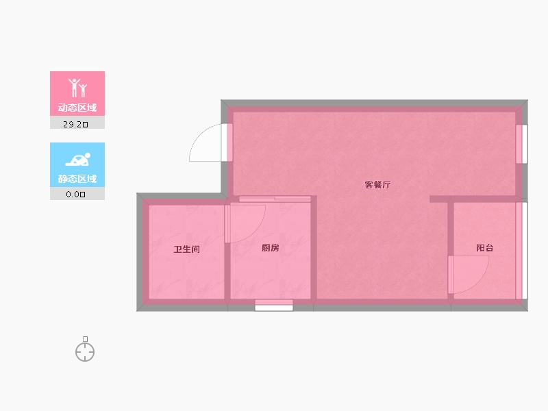 广东省-深圳市-万科红(三期)-25.81-户型库-动静分区