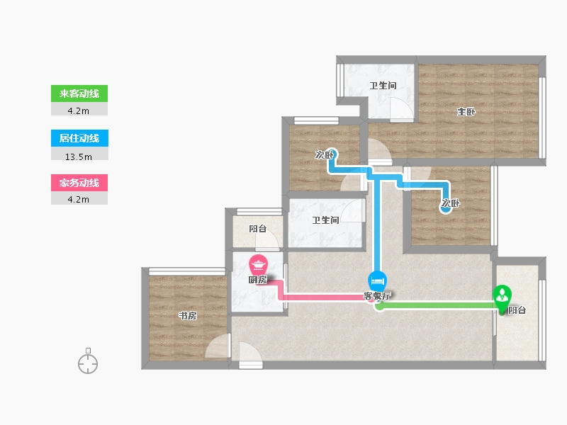 广东省-深圳市-星河银湖谷-83.05-户型库-动静线