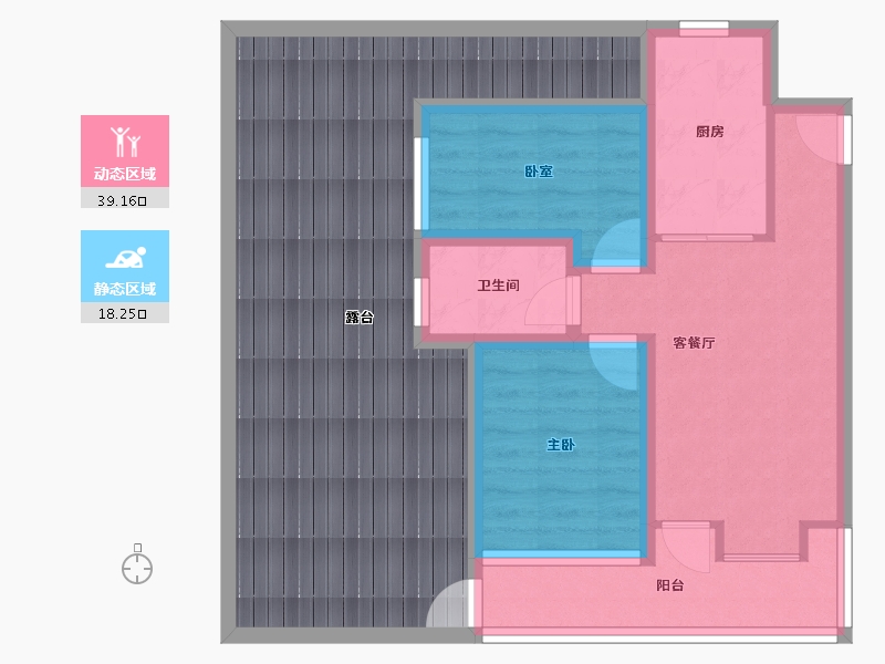 广东省-深圳市-佳兆业新都汇-85.26-户型库-动静分区