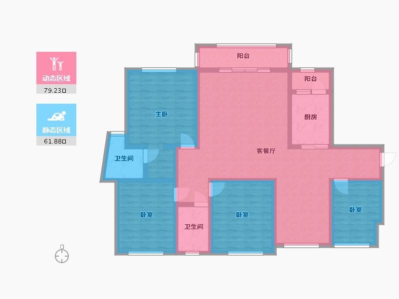 广东省-深圳市-徽王府-99.20-户型库-动静分区