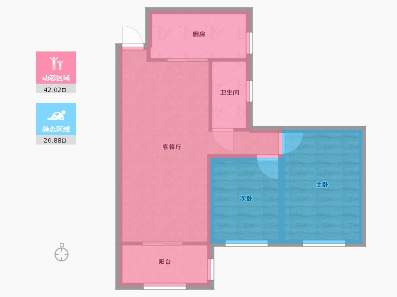 广东省-深圳市-星河盛世-55.81-户型库-动静分区