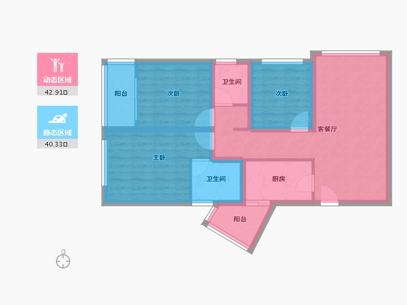 广东省-深圳市-联美新天地华府-73.01-户型库-动静分区