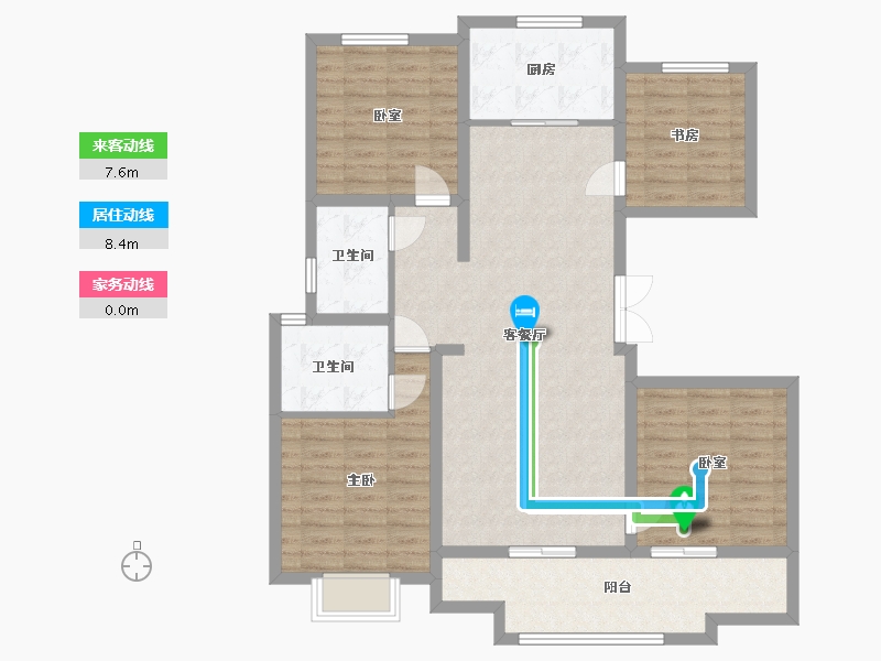 河南省-洛阳市-蓝城兰苑-112.00-户型库-动静线