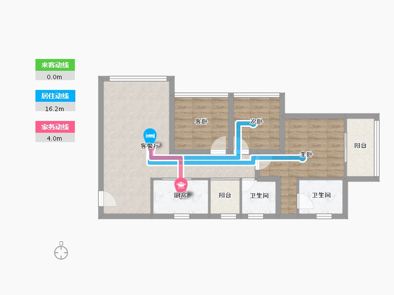 广东省-深圳市-联美新天地华府-71.50-户型库-动静线