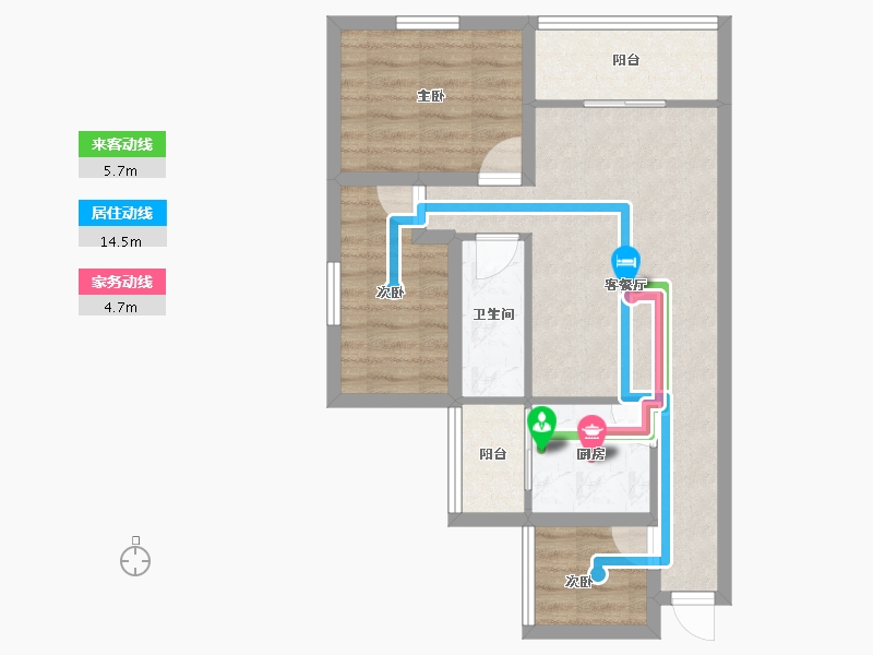 广东省-深圳市-金汐府小区-59.07-户型库-动静线