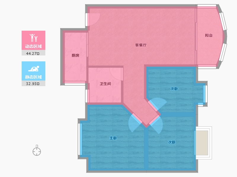 广东省-深圳市-馨园二期-69.10-户型库-动静分区