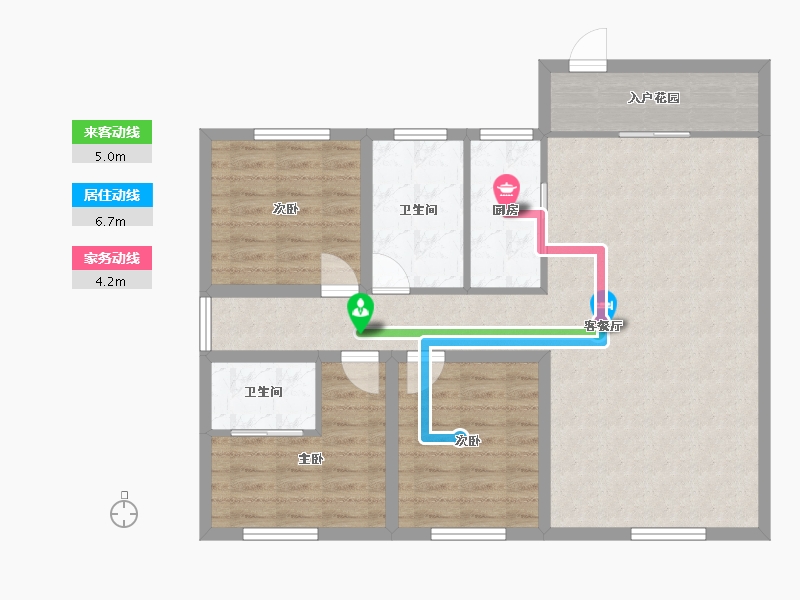 广东省-深圳市-横岗花半里-93.98-户型库-动静线