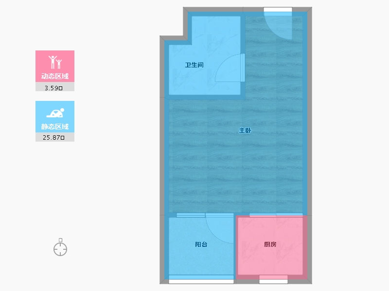 广东省-深圳市-金苹果-26.17-户型库-动静分区