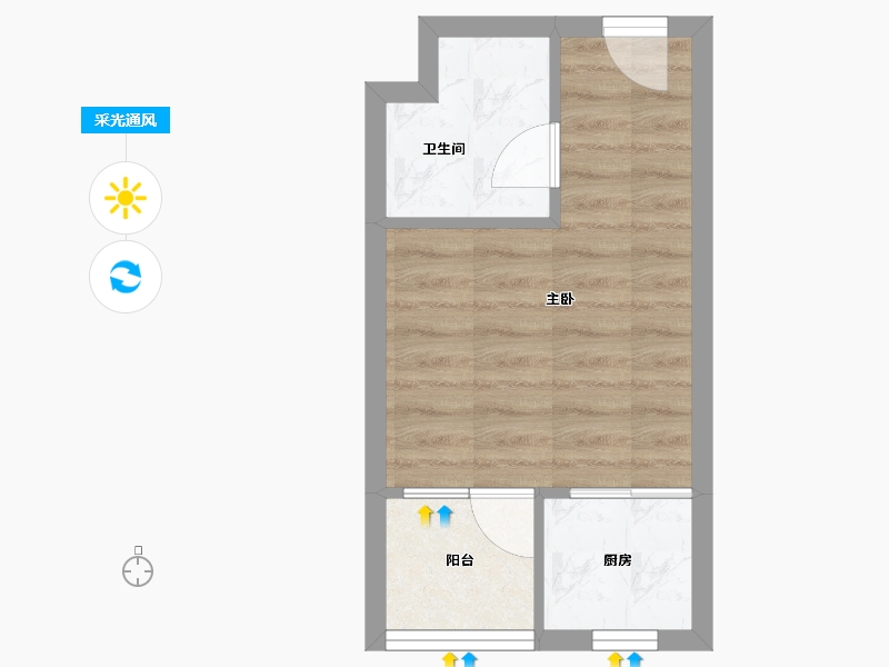 广东省-深圳市-金苹果-26.17-户型库-采光通风