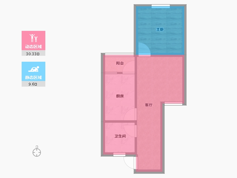 广东省-深圳市-吉祥来花园-35.03-户型库-动静分区