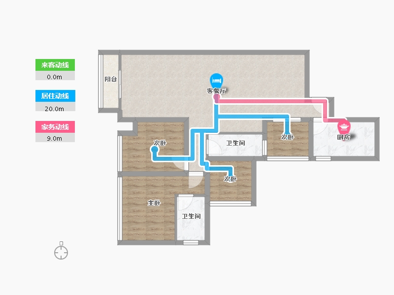 广东省-深圳市-全盛紫悦龙庭-82.99-户型库-动静线