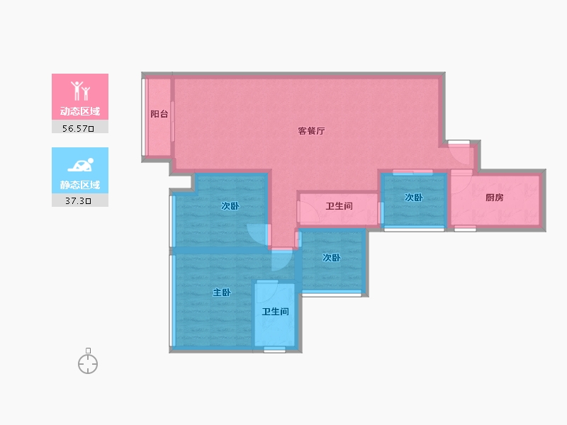 广东省-深圳市-全盛紫悦龙庭-82.99-户型库-动静分区