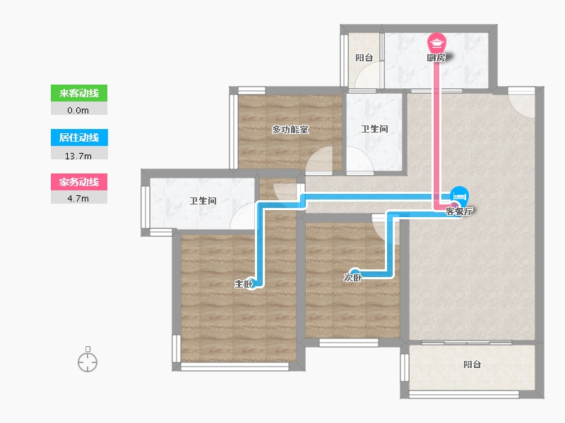 广东省-深圳市-上丰花园-80.83-户型库-动静线