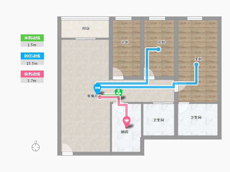 广东省-深圳市-欧意轩花园-78.00-户型库-动静线