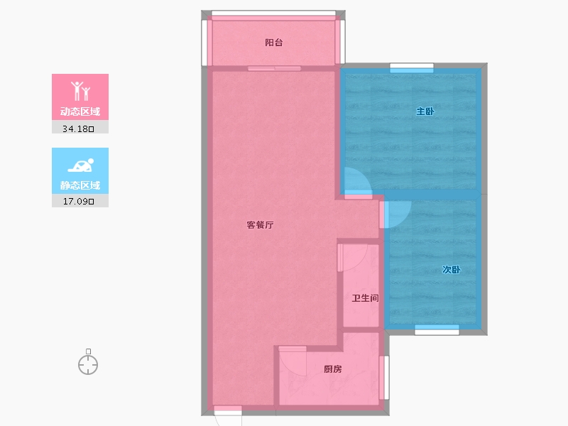 广东省-深圳市-和兴花园一期(和兴苑)-44.99-户型库-动静分区