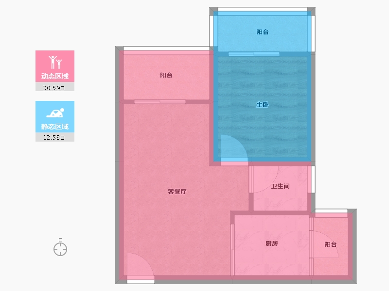 广东省-深圳市-金湖雅苑-37.93-户型库-动静分区