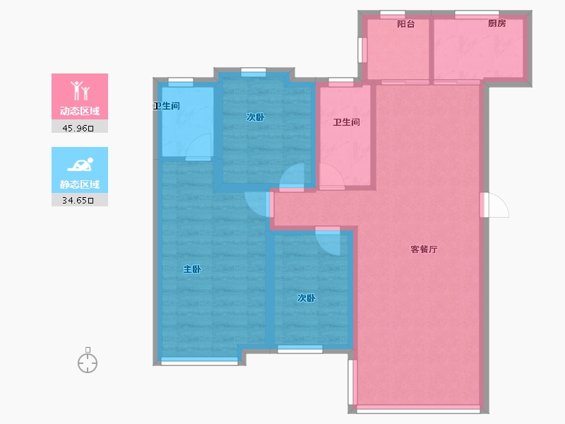 广东省-深圳市-集信名城-71.20-户型库-动静分区