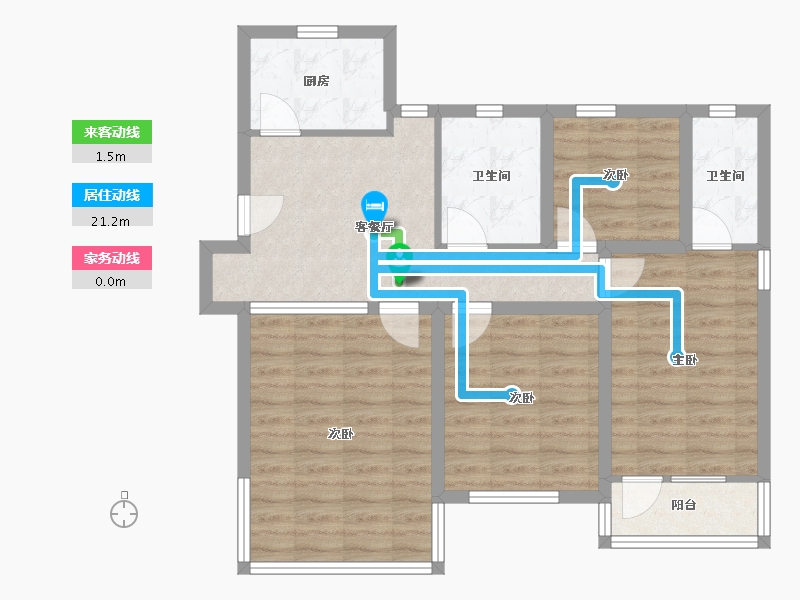 广东省-深圳市-翠湖山庄-81.46-户型库-动静线